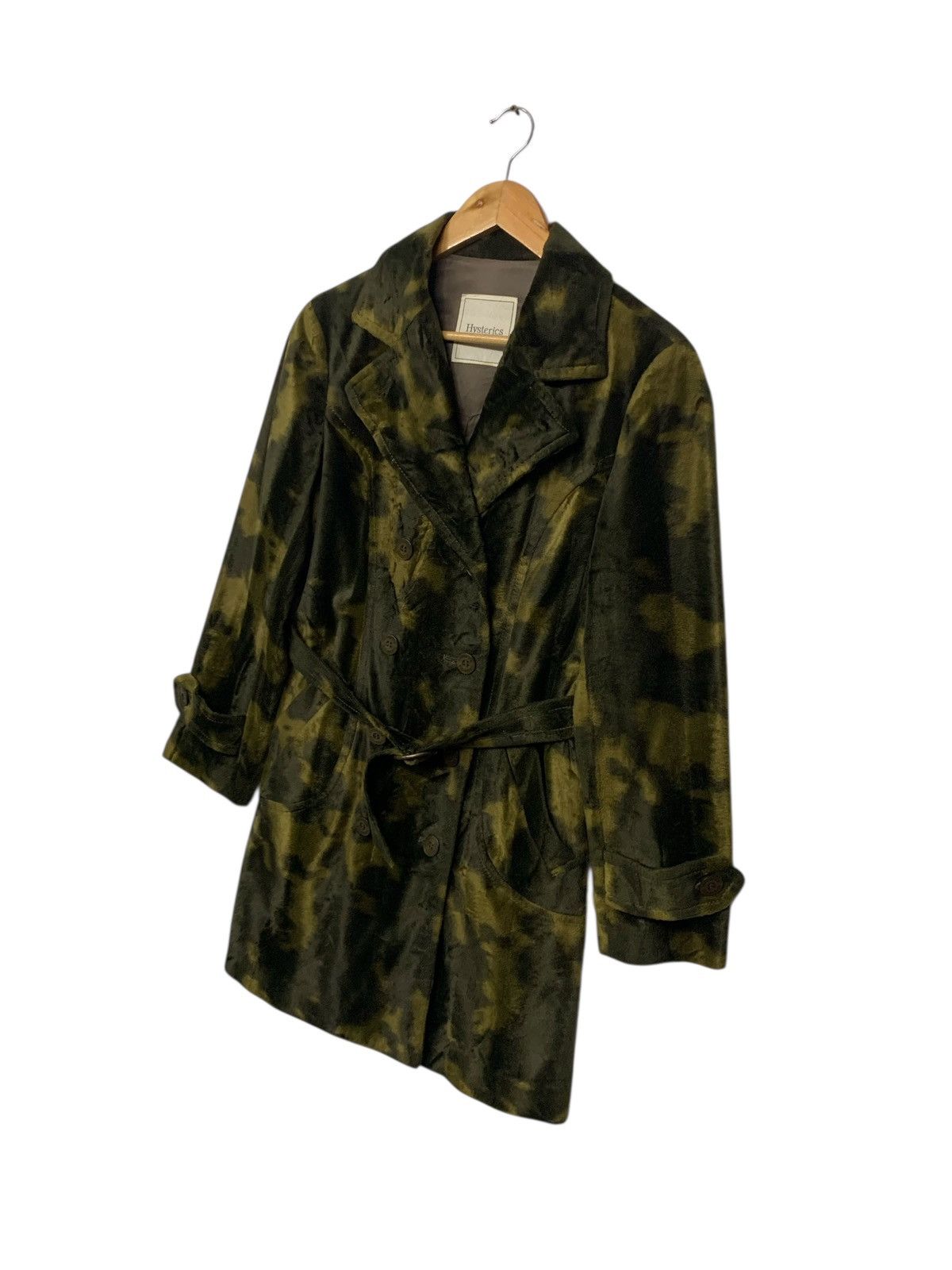 Hysteric Glamour Very Rare Vintage Hysteric Glamour Camouflage Trench Coat Size ONE SIZE - 2 Thumbnail