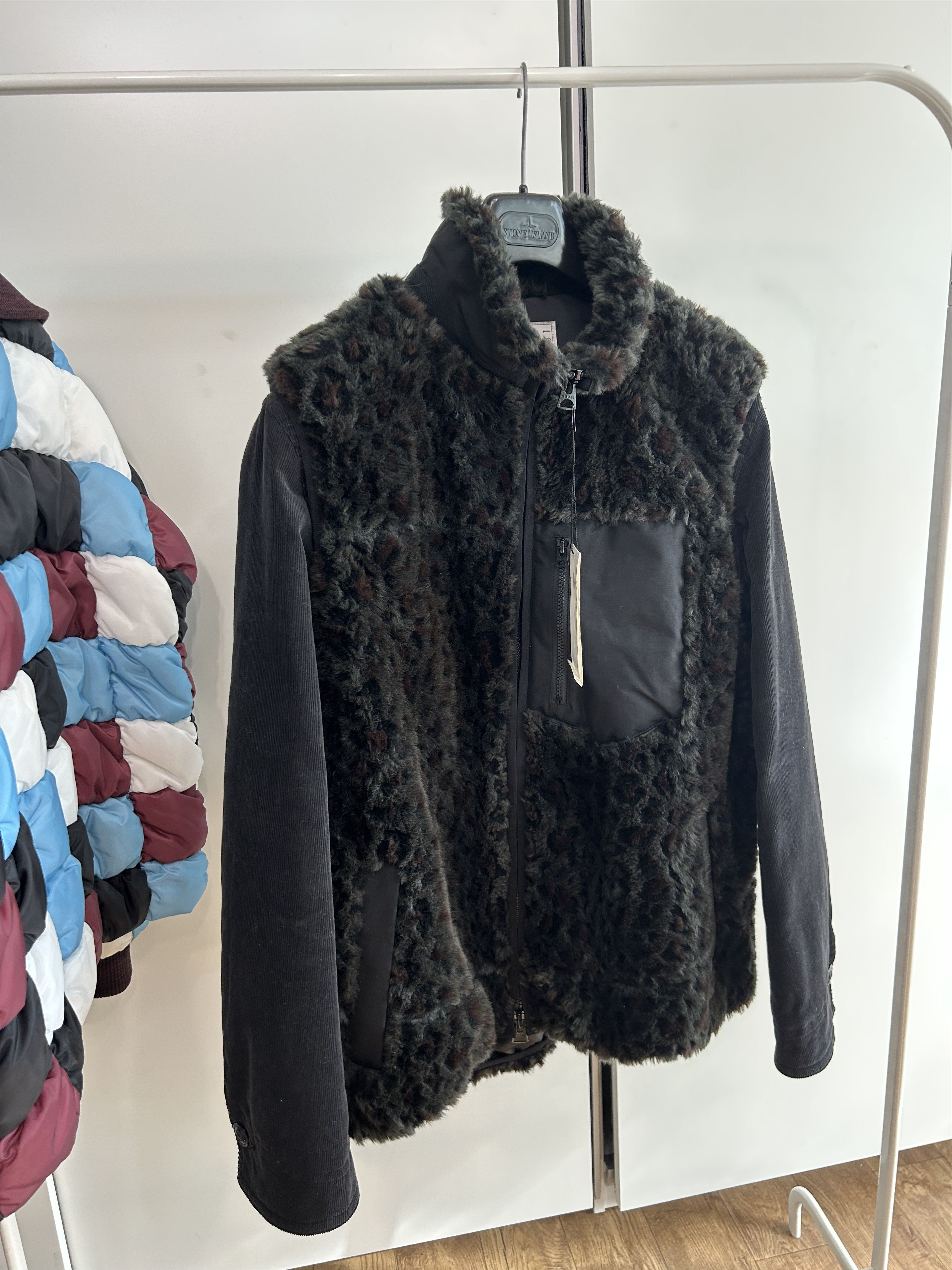 Sacai SACAI Fur-Trimmed Collection Jacket Size US XL / EU 56 / 4 - 2 Thumbnail