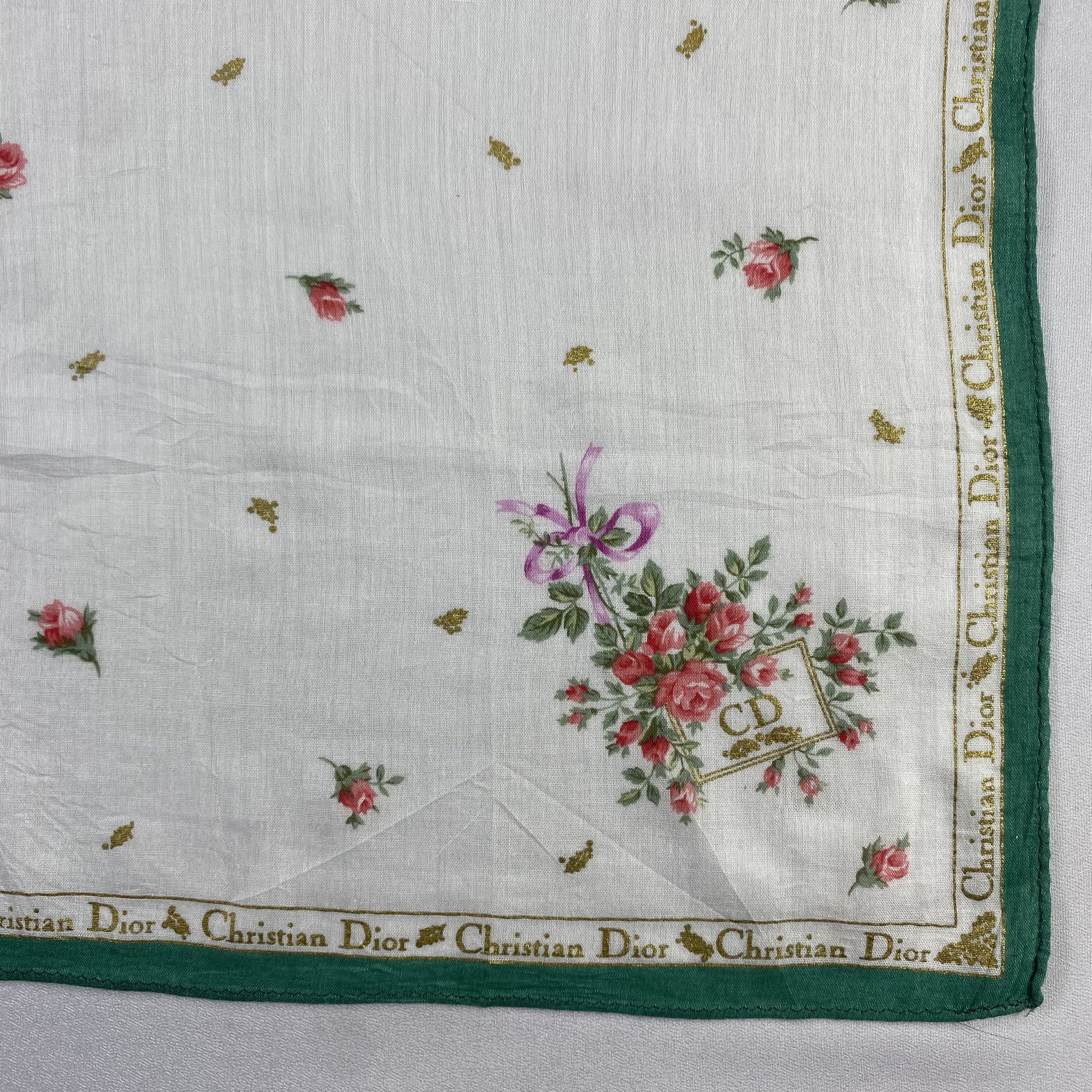 Vintage Christian Dior Monsieur Handkerchief / Neckerchief-P1751 Size ONE SIZE - 3 Thumbnail