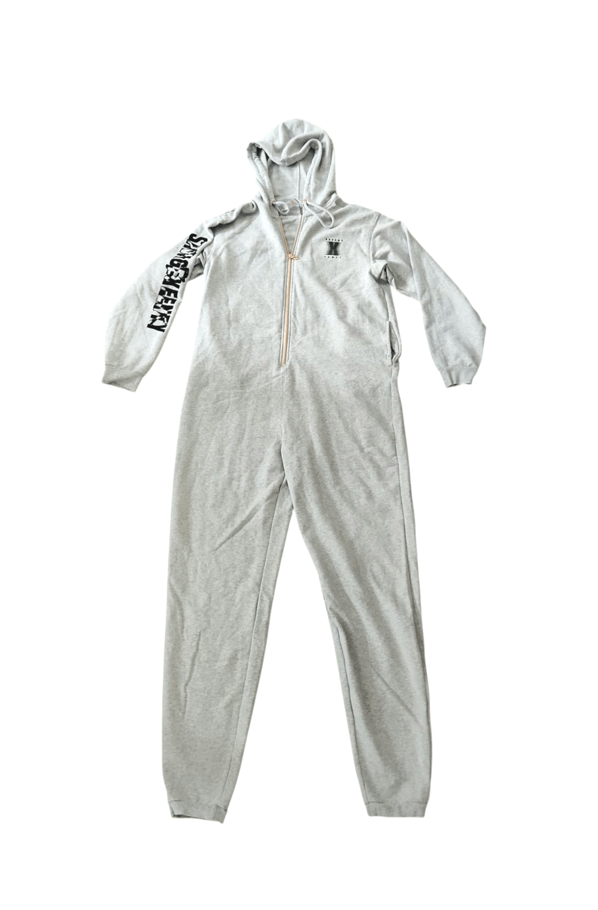 Fenty × Rihanna Savage X Fenty Jumpsuit Women SZ Large Gray Hooded Forever Size 32" / US 10 / IT 46 - 1 Thumbnail