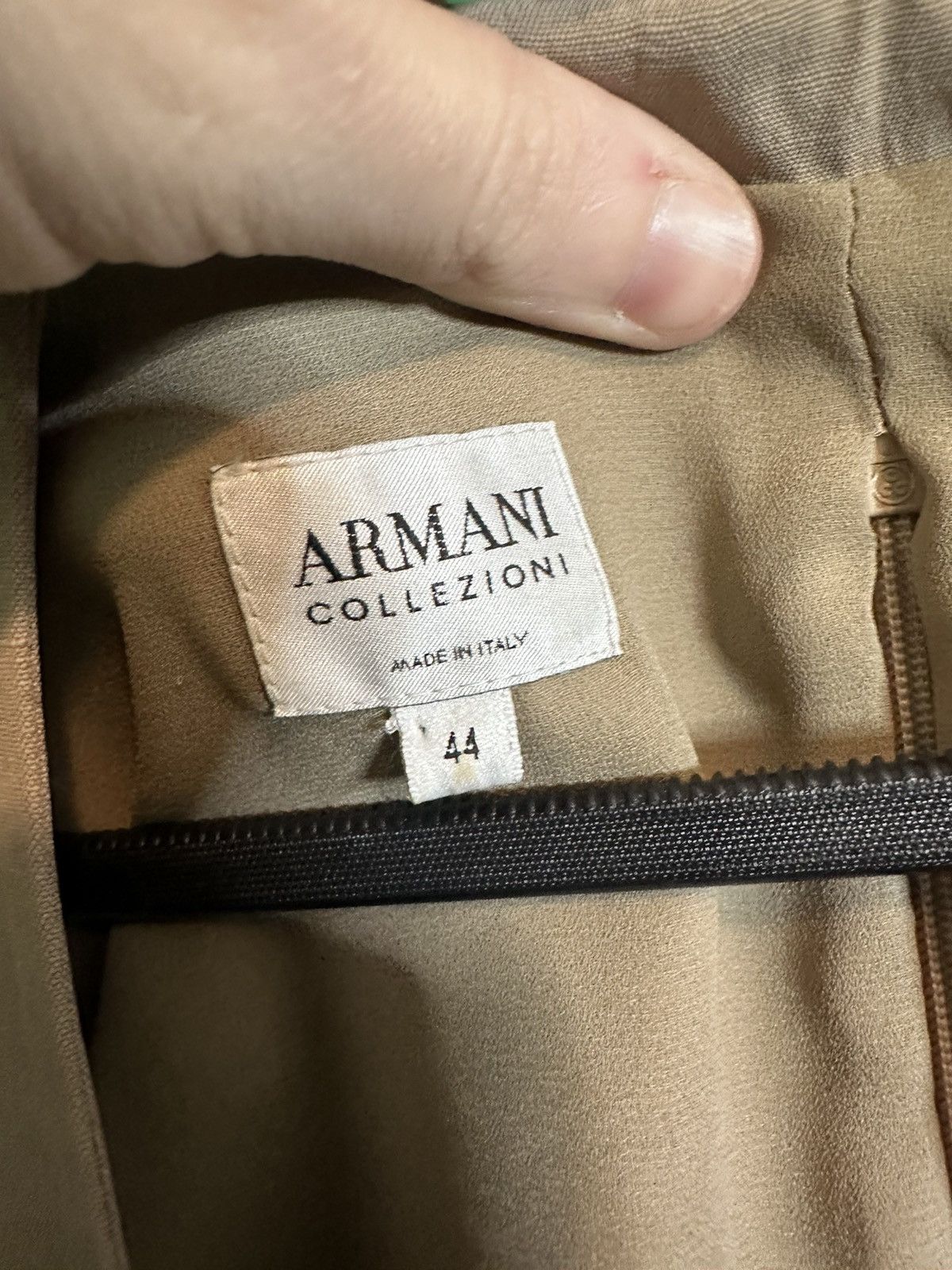 Armani Collezioni Linen blend sleeveless paneled lined dress Italy Size M / US 6-8 / IT 42-44 - 9 Thumbnail