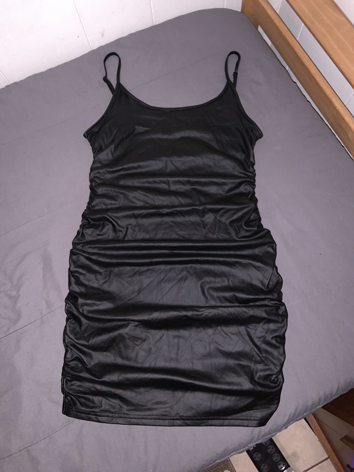 Shein Womens - Black High Stretch Fabric Black Mini Dress - Size L Size L / US 10 / IT 46 - 1 Thumbnail
