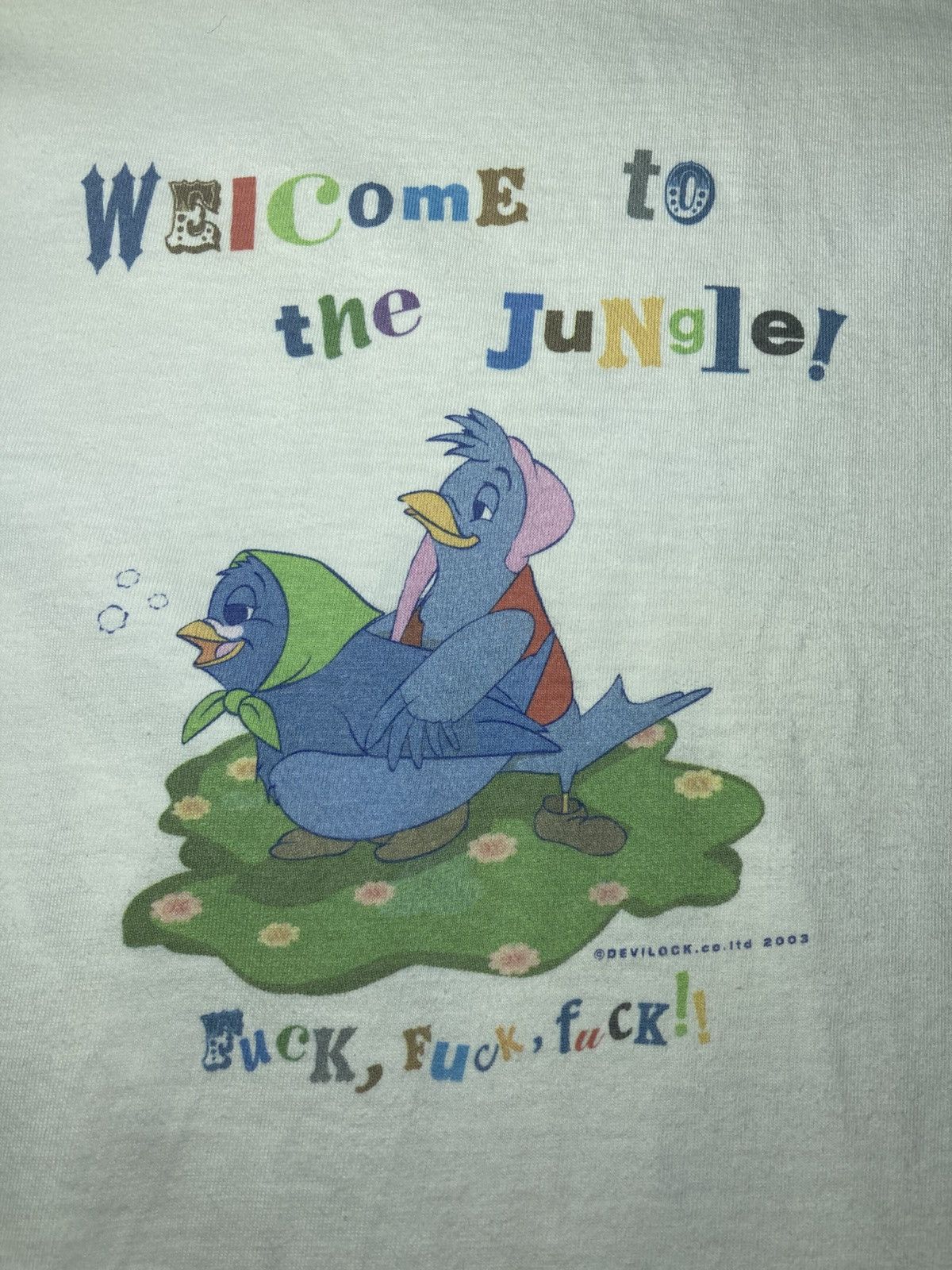 Devilock 2004 Devilock Welcome Jungle Sex Birds Disney Seditionaries Size US XL / EU 56 / 4 - 5 Thumbnail