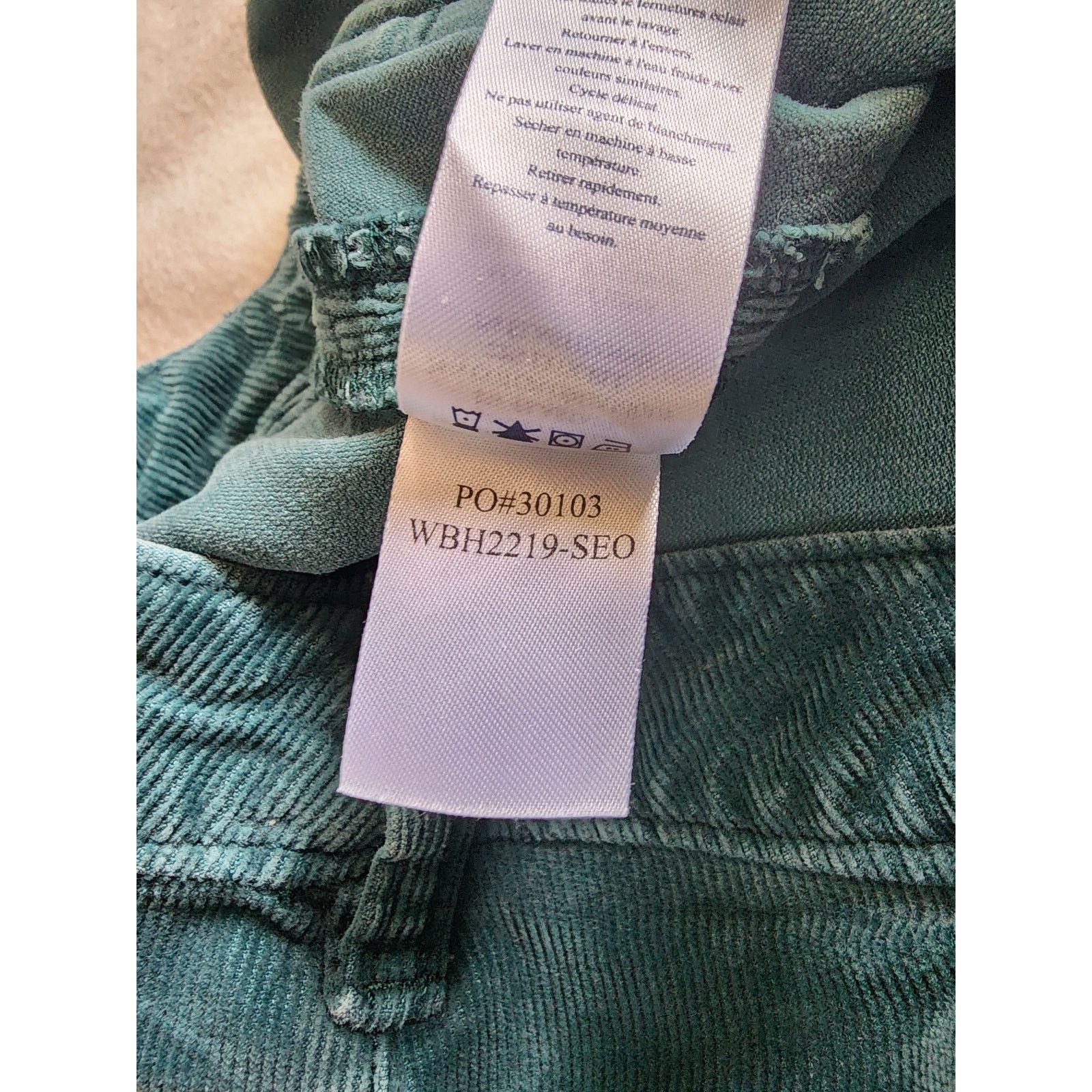 Faherty Faherty Stretch Corduroy Patch Pocket Pants Green 26 Flare Size 26" / US 2 / IT 38 - 6 Thumbnail
