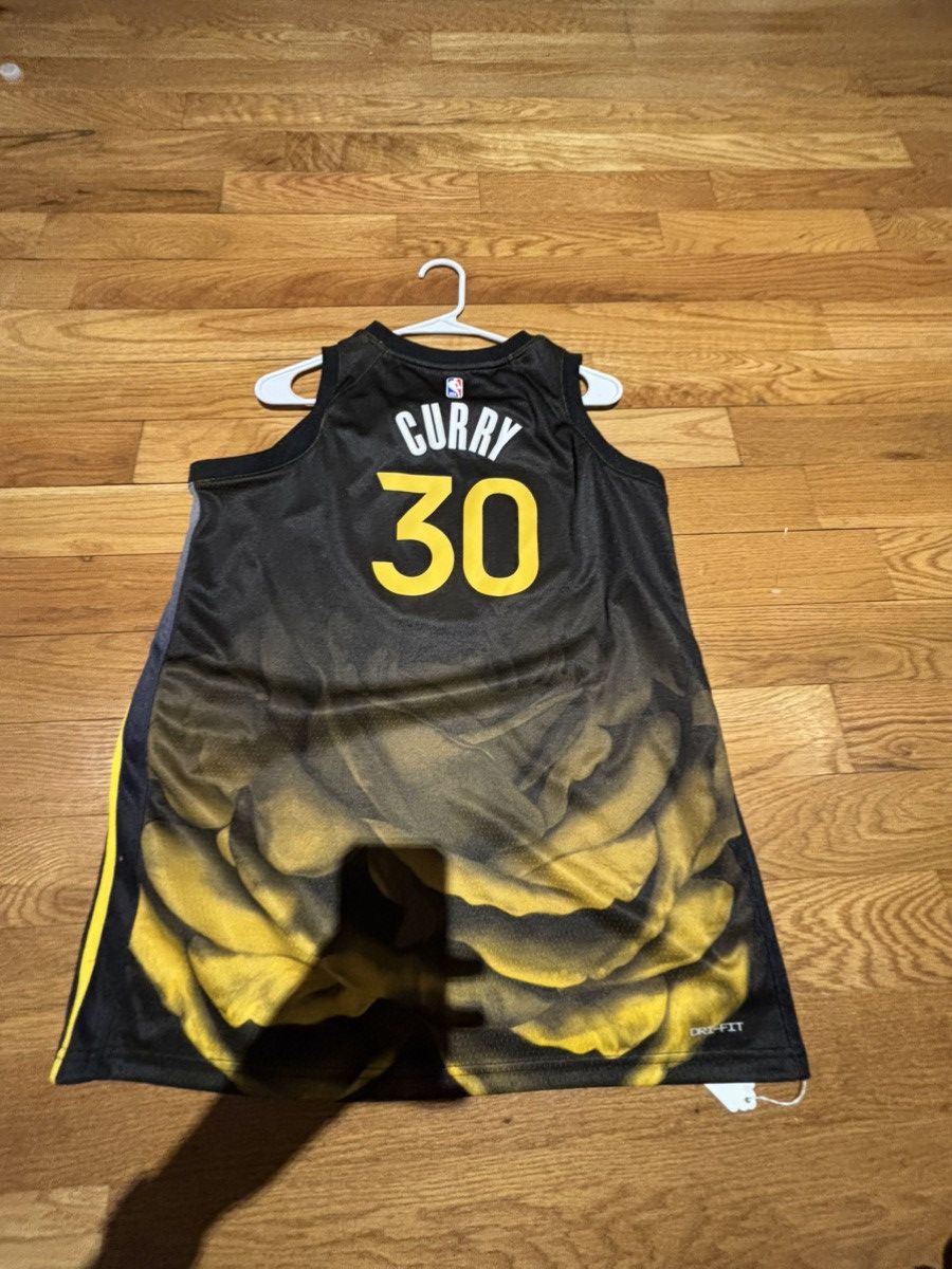 NBA Stephen Curry Golden State Warriors City Edition Jersey Size US XL / EU 56 / 4 - 5 Thumbnail