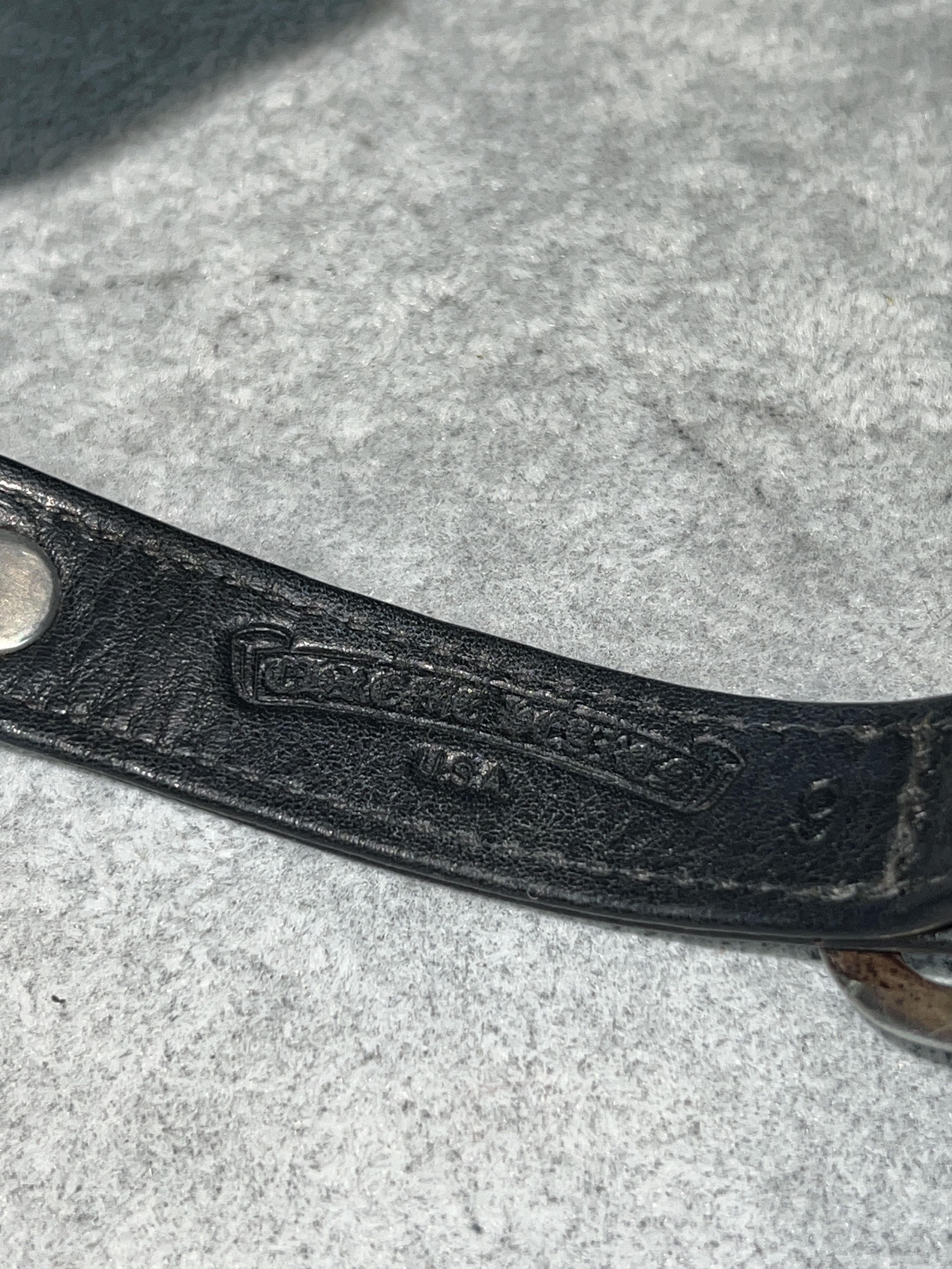 Chrome Hearts Chrome Hearts Leather Bracelet Cross Buckle 925 Size ONE SIZE - 6 Thumbnail