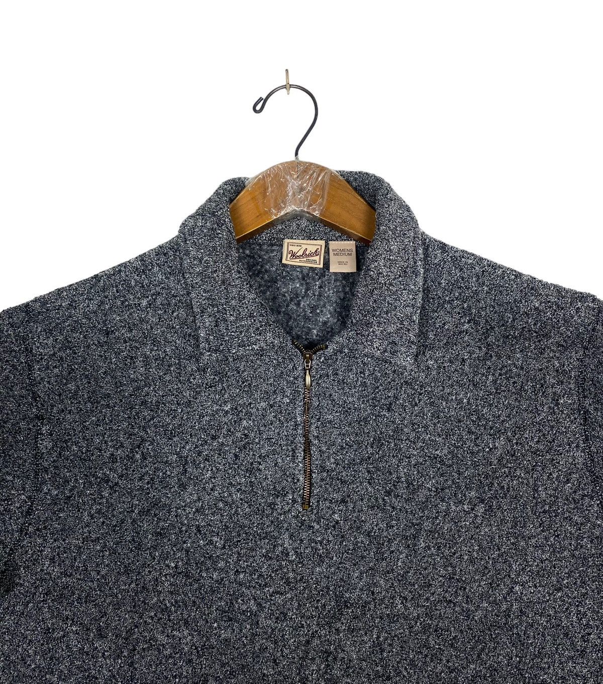 Woolrich Woolen Mills Rare‼️ Woolrich 1/4 Zipper Fleece Size M / US 6-8 / IT 42-44 - 4 Thumbnail