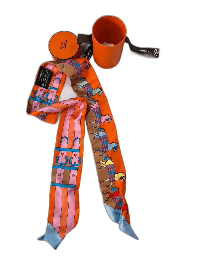 Hermes Hermes Horse Pattern Silk Scarf-2506 Size ONE SIZE - 1 Thumbnail