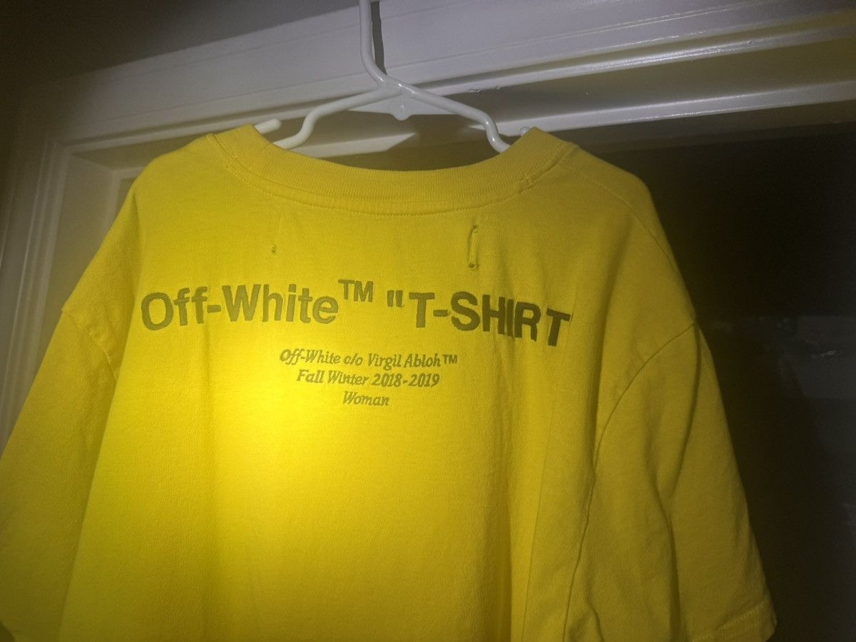 Off-White MAIN LABEL OFF WHITE TEE Size US M / EU 48-50 / 2 - 2 Thumbnail