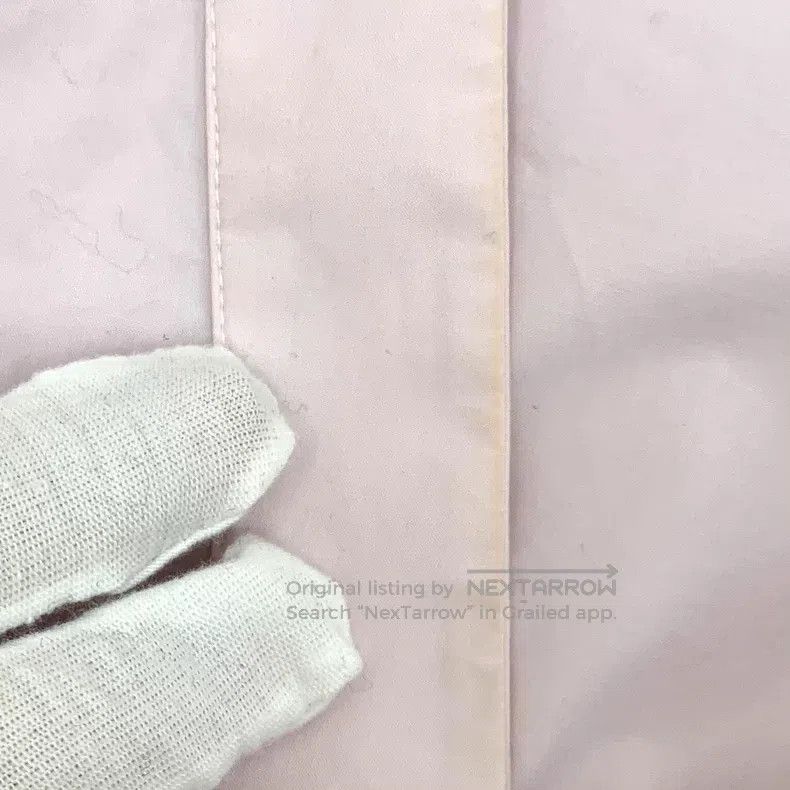Hermes Hermes Light pink cotton V-neck long-sleeve tunic top Size XS / US 0-2 / IT 36-38 - 8 Thumbnail