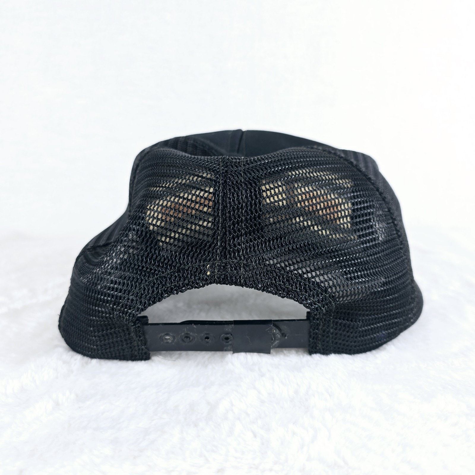 Other Vintage CAT Diesel Power Snapback Mesh Black Trucker Hat Size ONE SIZE - 6 Thumbnail
