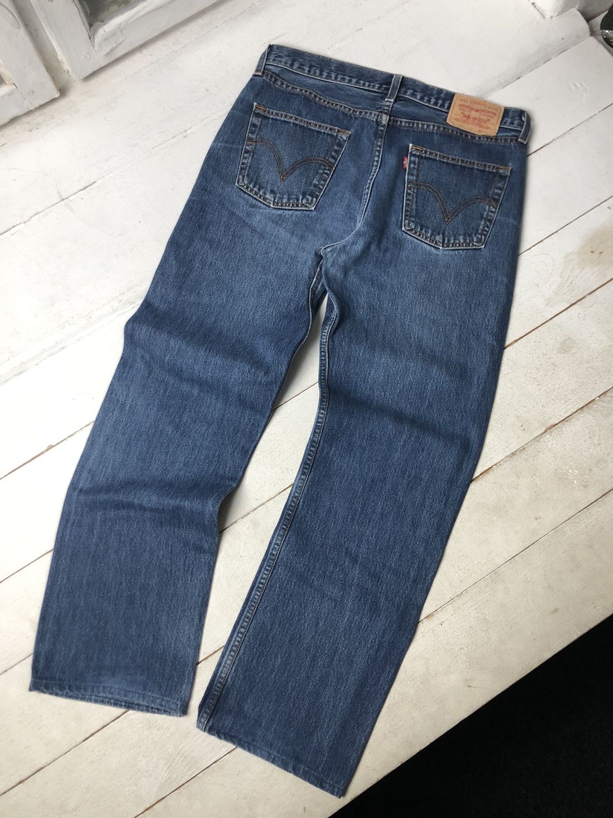 Levi's Retro Vintage 00s Y2K Levi’s 751 Japanese Style Denim Jeans Size US 34 / EU 50 - 2 Thumbnail