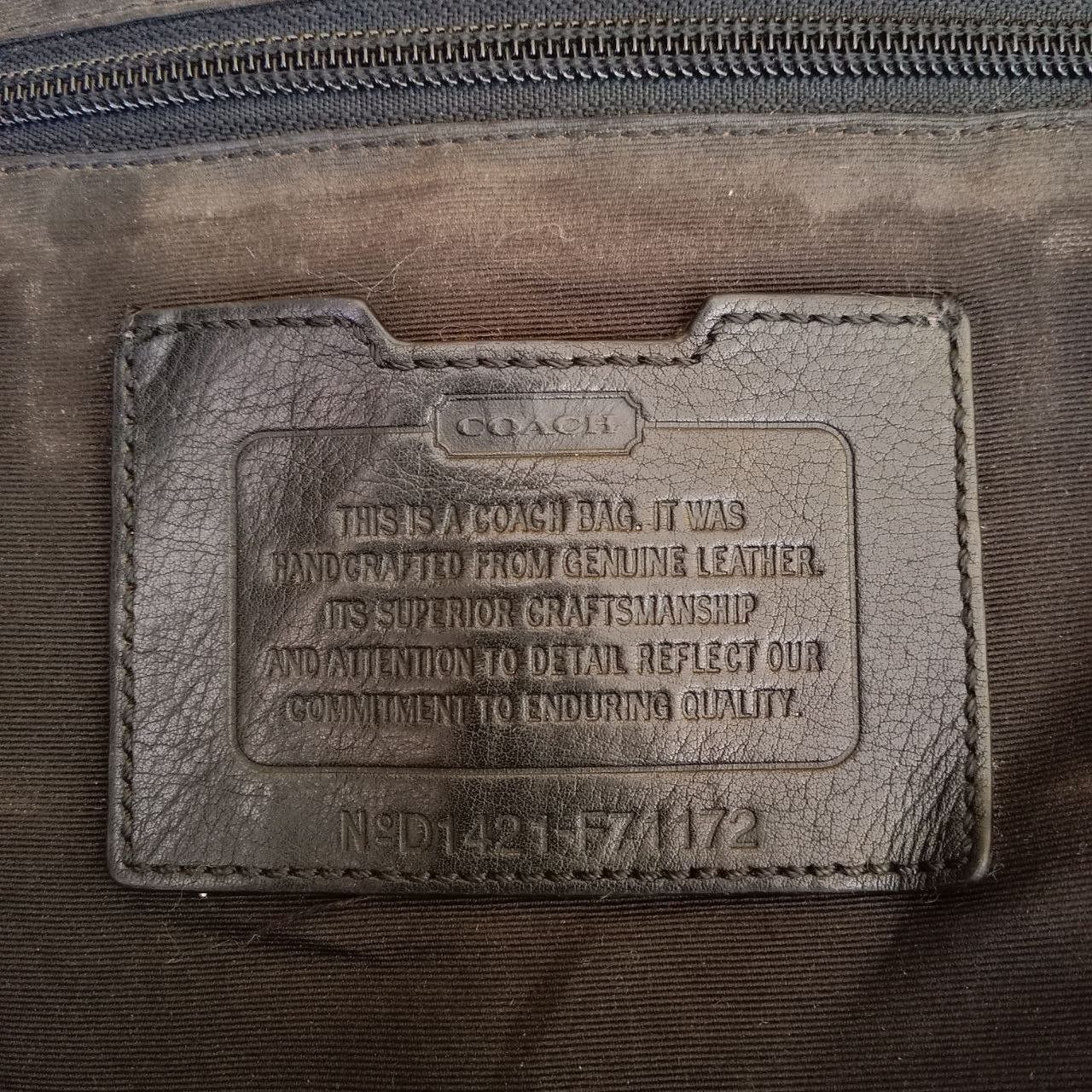 Branded Leather × Coach × Designer Authentic COACH Monogram Leather Crossbody Bag Size ONE SIZE - 22 Thumbnail