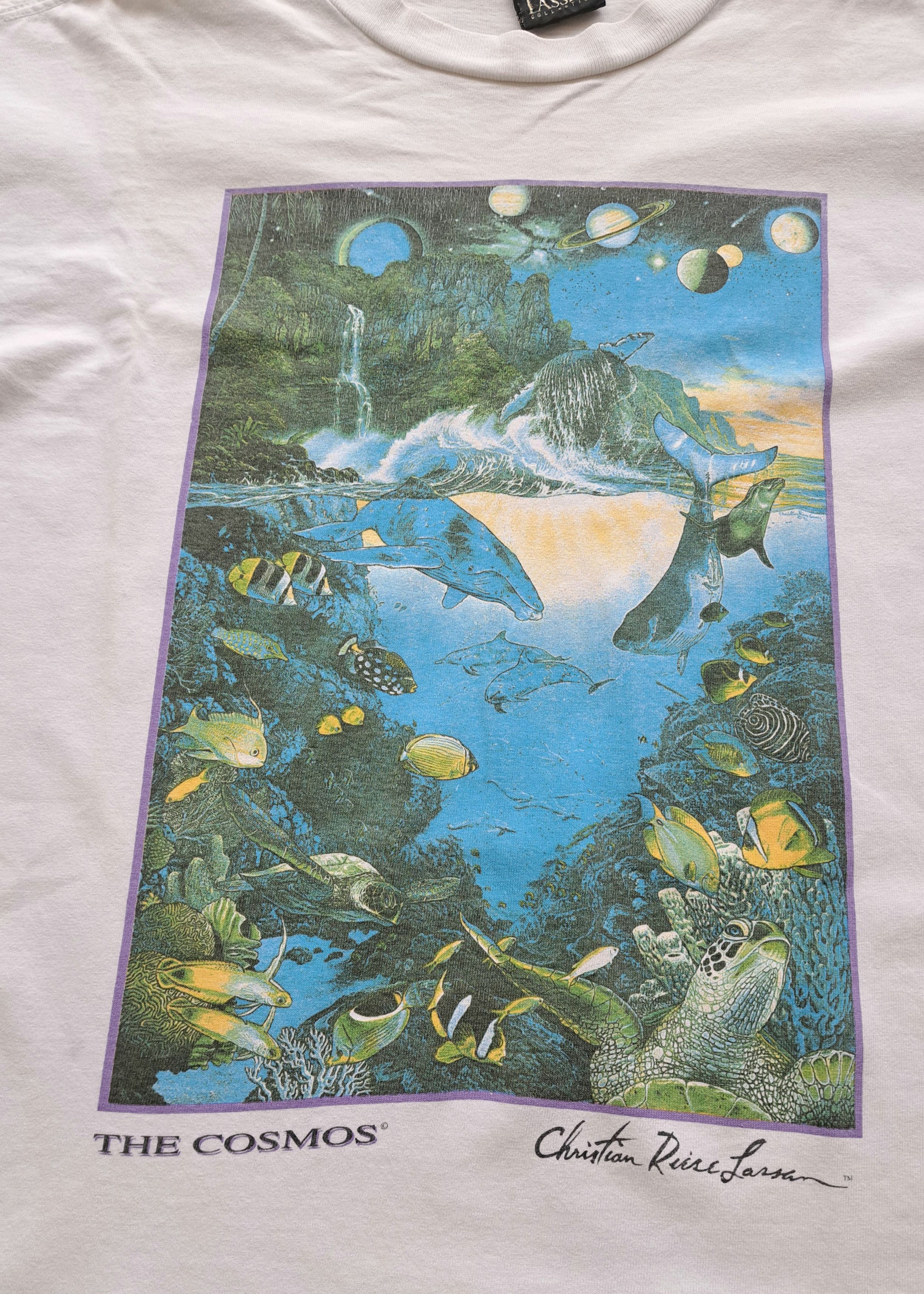 Vintage Vintage Christian Riese Lassen Art T-Shirt Size US M / EU 48-50 / 2 - 2 Thumbnail