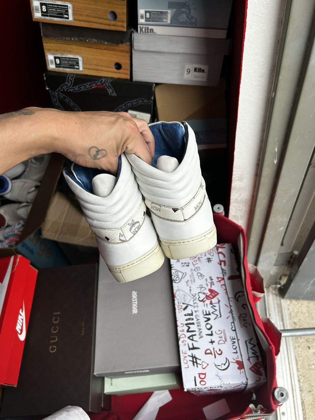 MCM Mcm high top sneakers Size US 7.5 / IT 37.5 - 4 Thumbnail