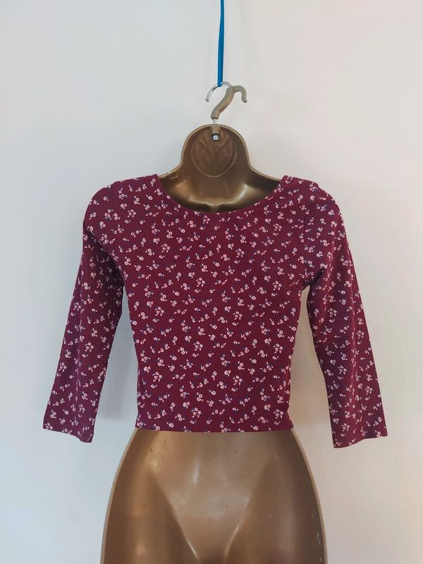Vintage Vintage cropped top Size M / US 6-8 / IT 42-44 - 2 Thumbnail