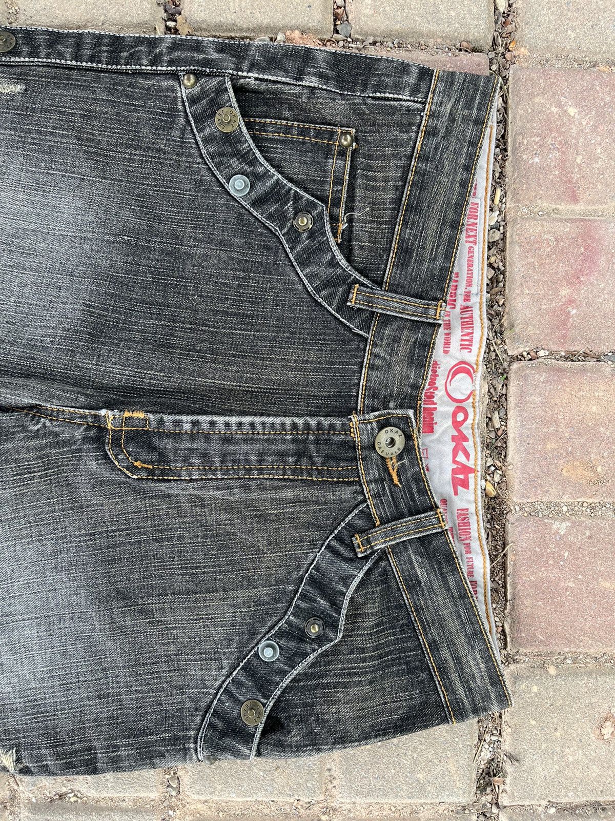 If Six Was Nine × Japanese Brand × Vintage Crazywash Okaz Denim Size US 32 / EU 48 - 4 Thumbnail