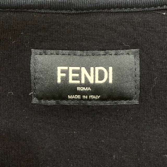 Fendi Fendi Mens Black Sweatshirt With Robot Pattern Long Sleeve R Size US S / EU 44-46 / 1 - 2 Thumbnail