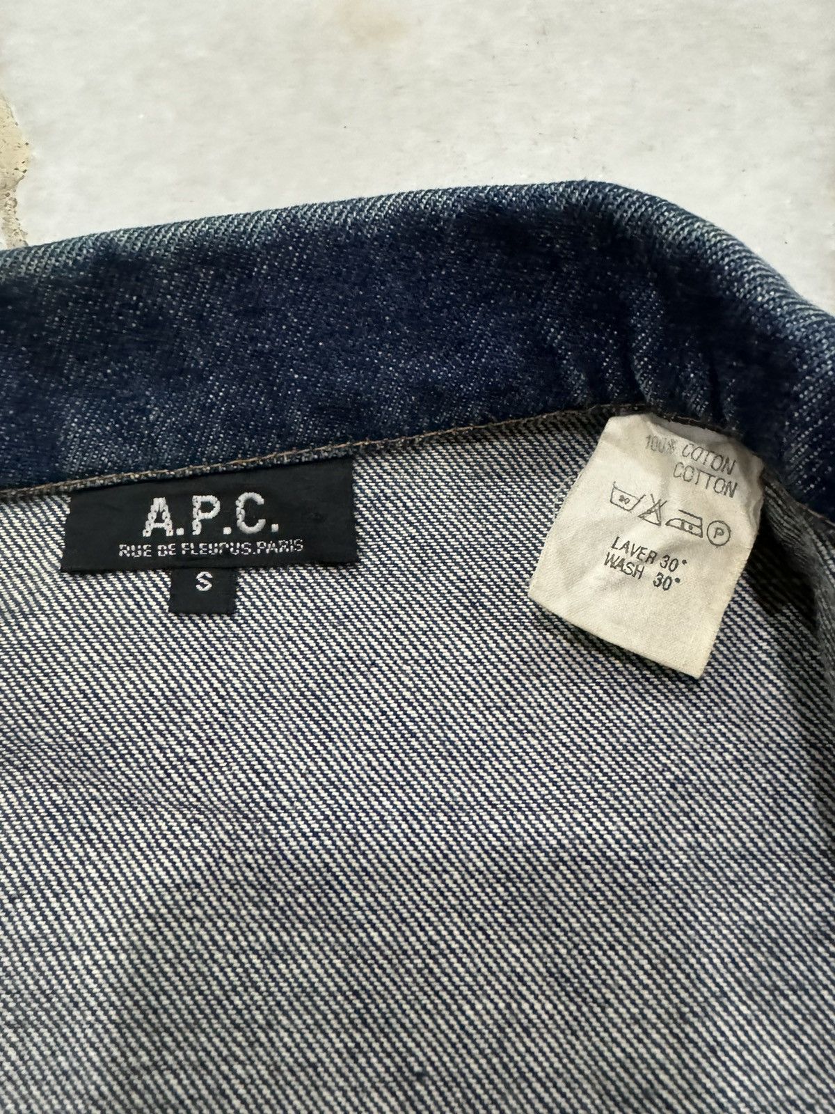 A.P.C. Vintage Apc Selvedge Denim Jacket Size US S / EU 44-46 / 1 - 7 Thumbnail