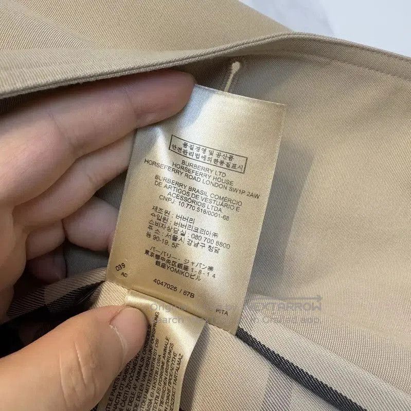 Burberry Burberry Khaki Cotton Trench Coat for Women. Size S / US 4 / IT 40 - 3 Thumbnail