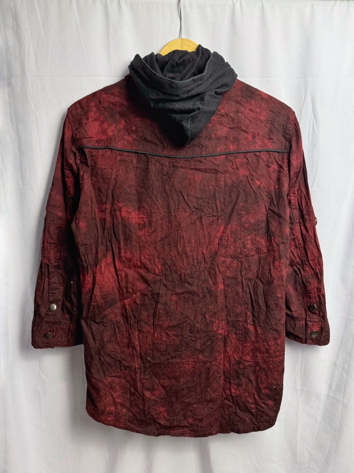 Hysteric Glamour × If Six Was Nine × Japanese Brand Double Layers Semanticdesign Long Shirt with hoodie Size US M / EU 48-50 / 2 - 7 Thumbnail