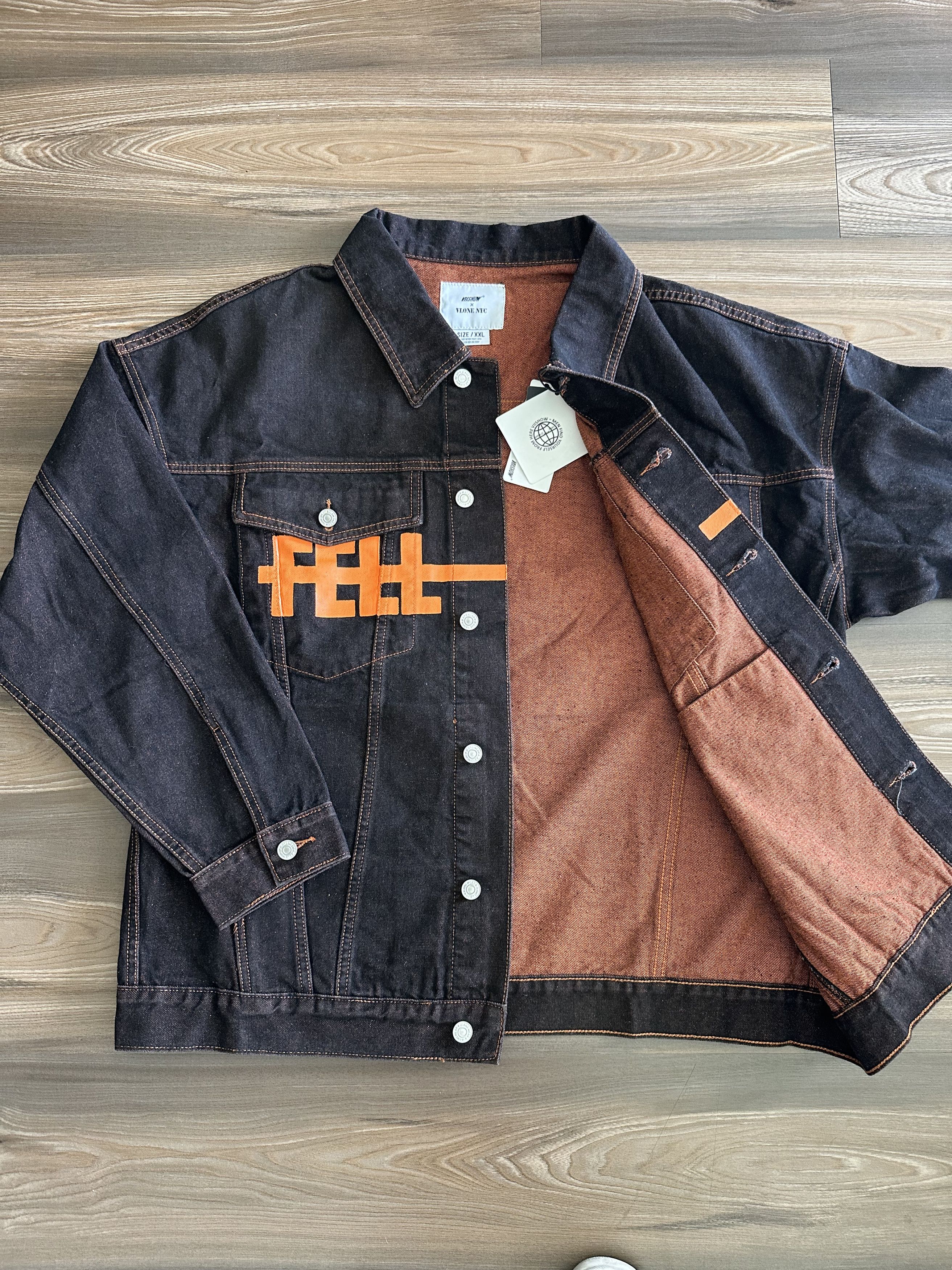 vlone ジャケット Mサイズ Vlone Black Jacket | Cotton Jacket with Free Shipping