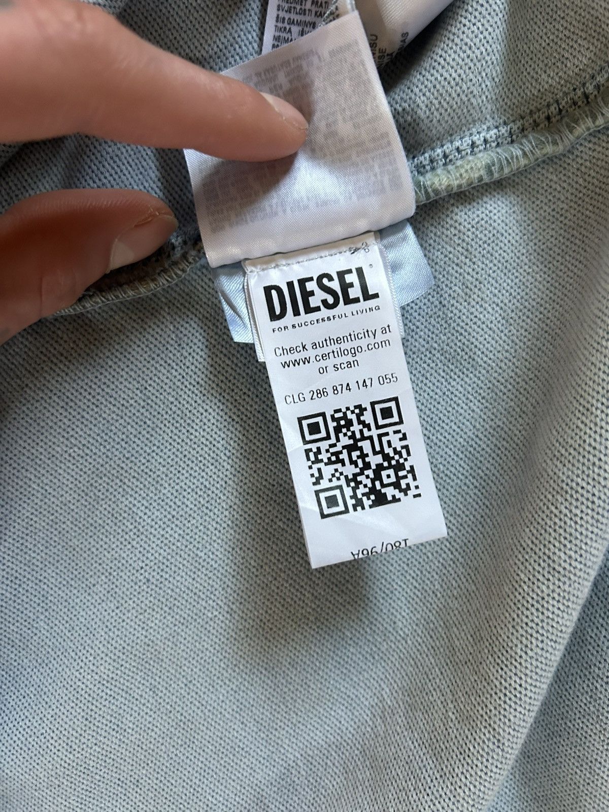 Diesel DIESEL D-GIR-S Track Zip Up. Size US M / EU 48-50 / 2 - 6 Thumbnail