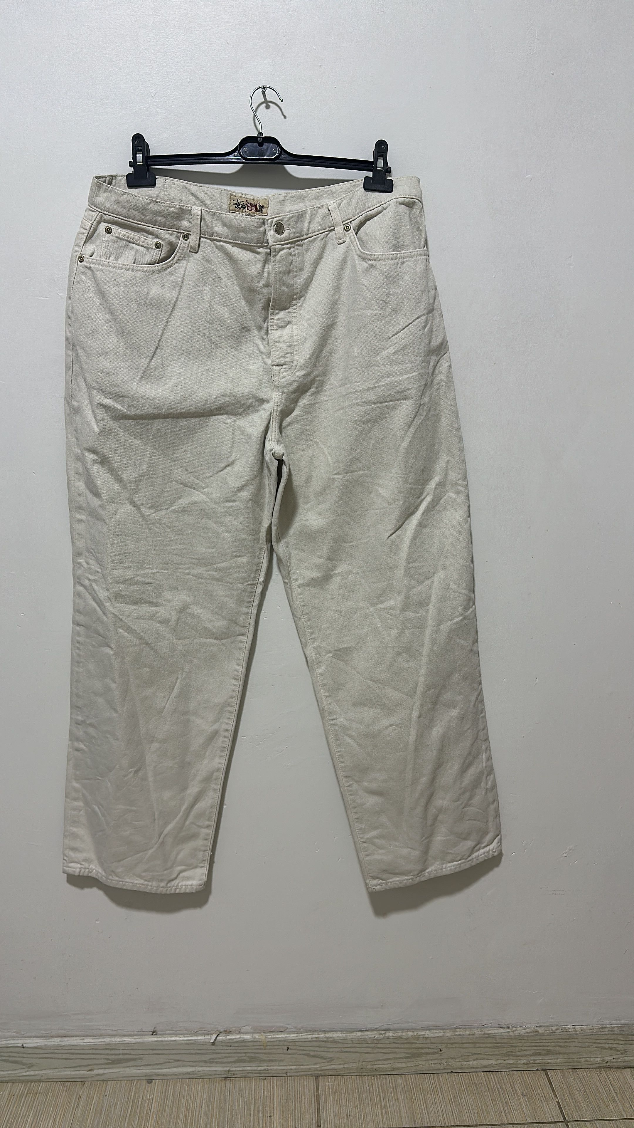 Stussy Stussy Big Ol Jean White Size 38 Size US 38 / EU 54 - 2 Thumbnail
