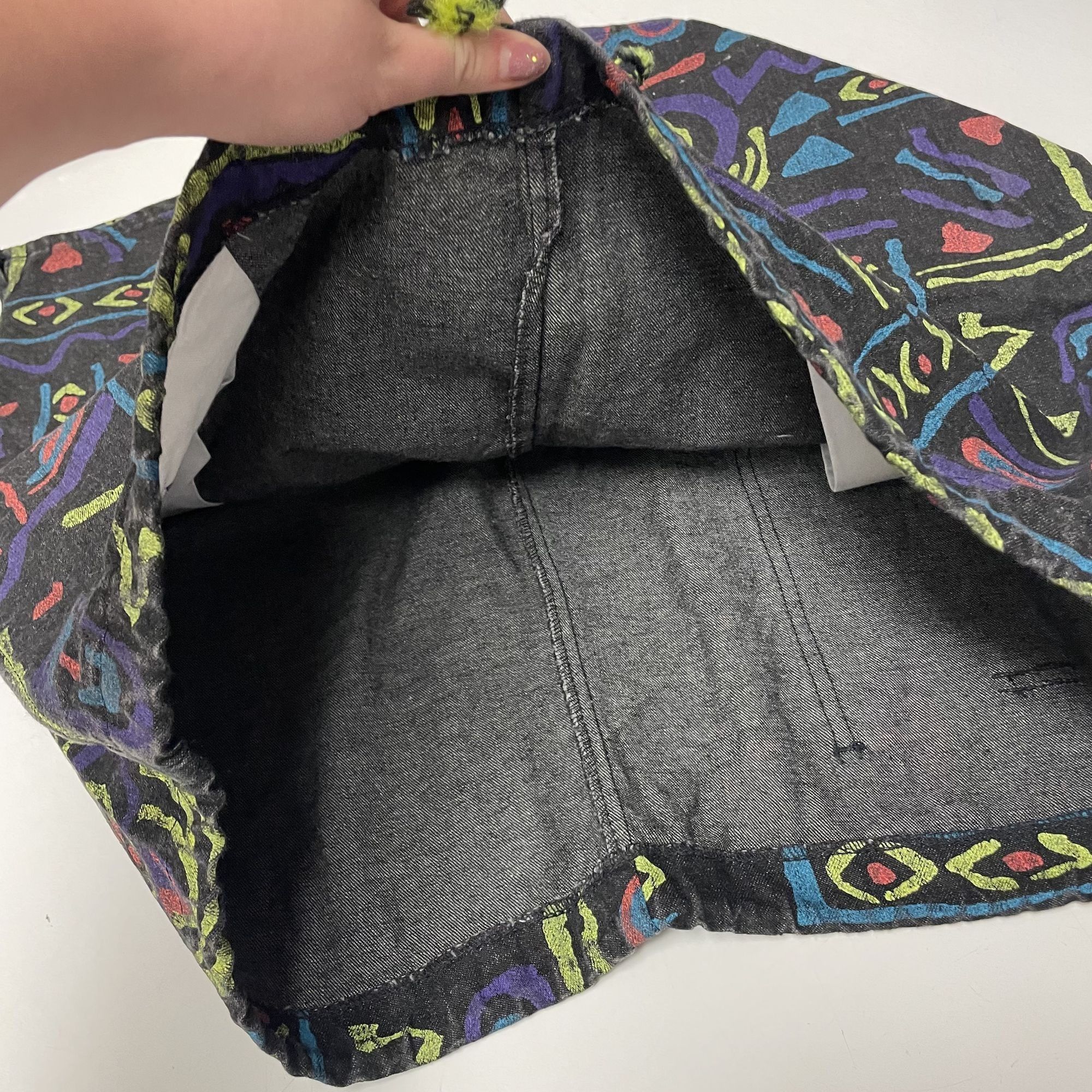 Levi's NOS New Vtg Levi's Silver Tab Black NEON Painted Shorts Size US 40 / EU 56 - 11 Thumbnail
