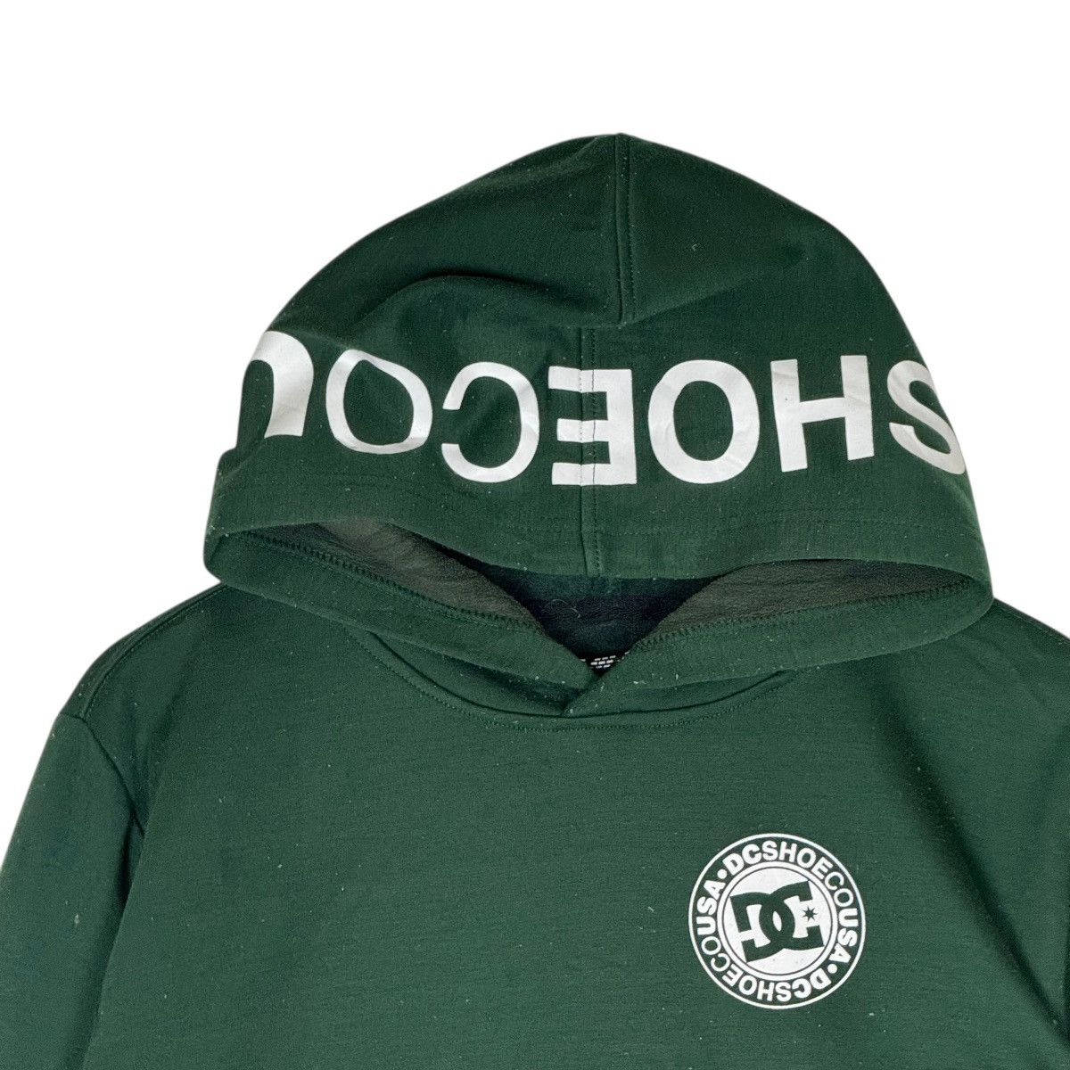 DC DC Shoes Co USA Green Sweater Hooded Size US S / EU 44-46 / 1 - 4 Thumbnail