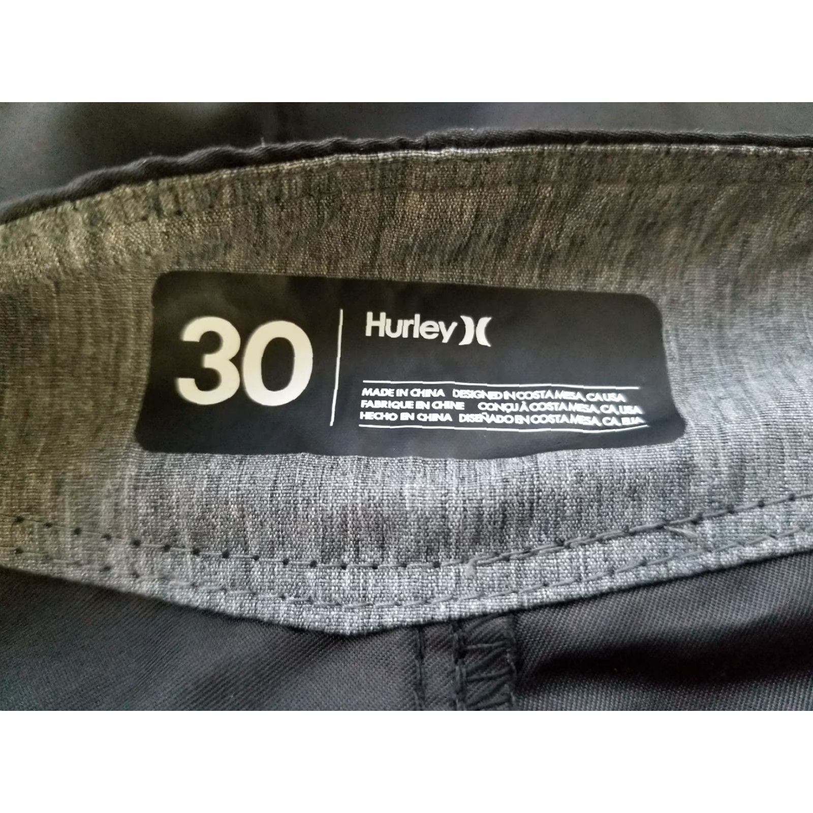 Hurley Hurley Men’s One and Only 2.0 Boardshorts 21" Black Size 30 Board Shorts Mens 30 Black Size US 30 / EU 46 - 6 Thumbnail