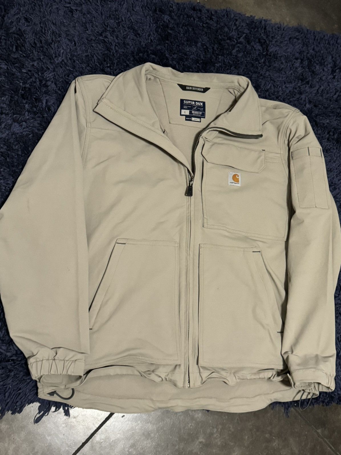 Carhartt heavy rain defender work coat