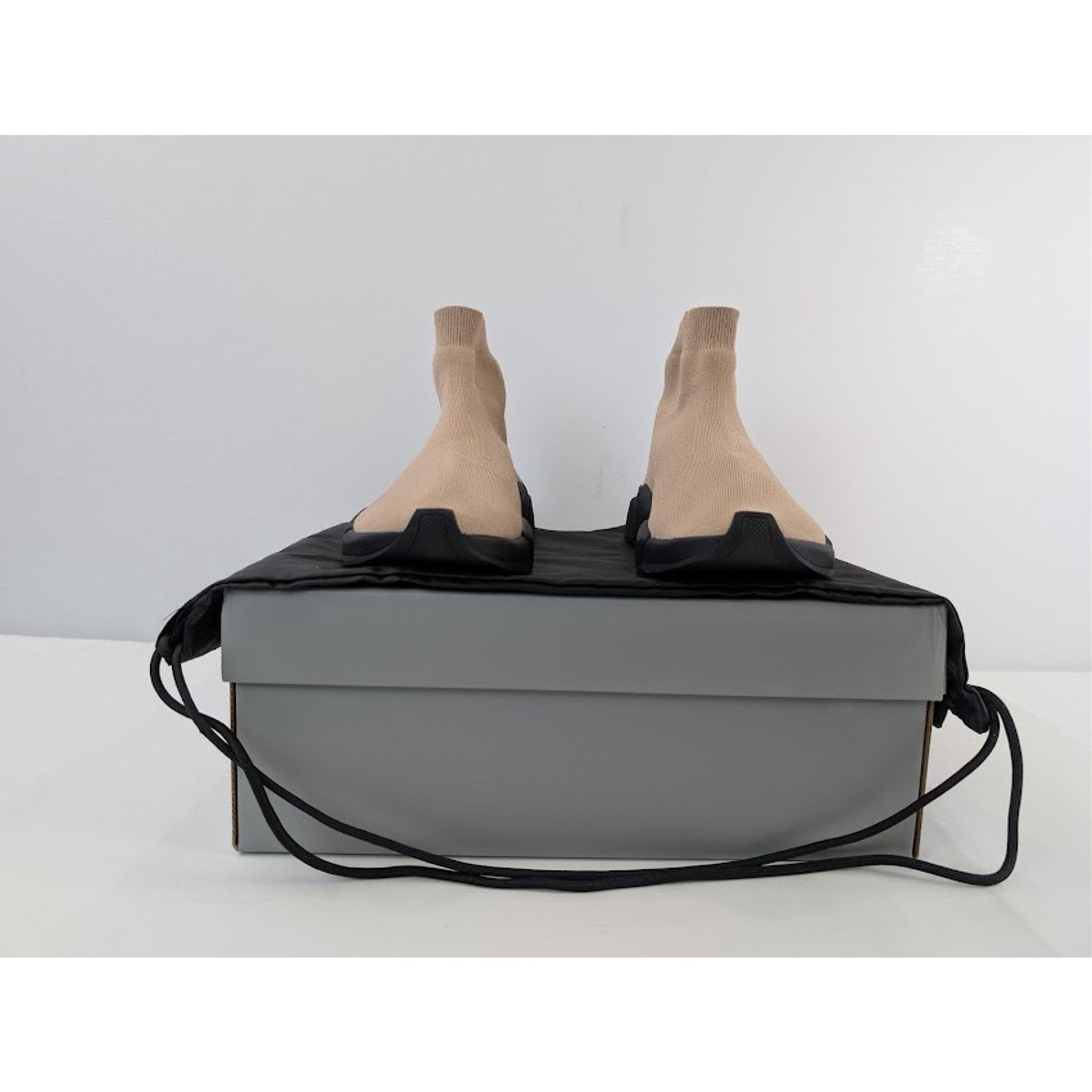 Balenciaga o1rshd1 Q:2 / Speed 2.0 LT Recycled Knit Sneaker in Beige Size US 10 / EU 43 - 17 Thumbnail