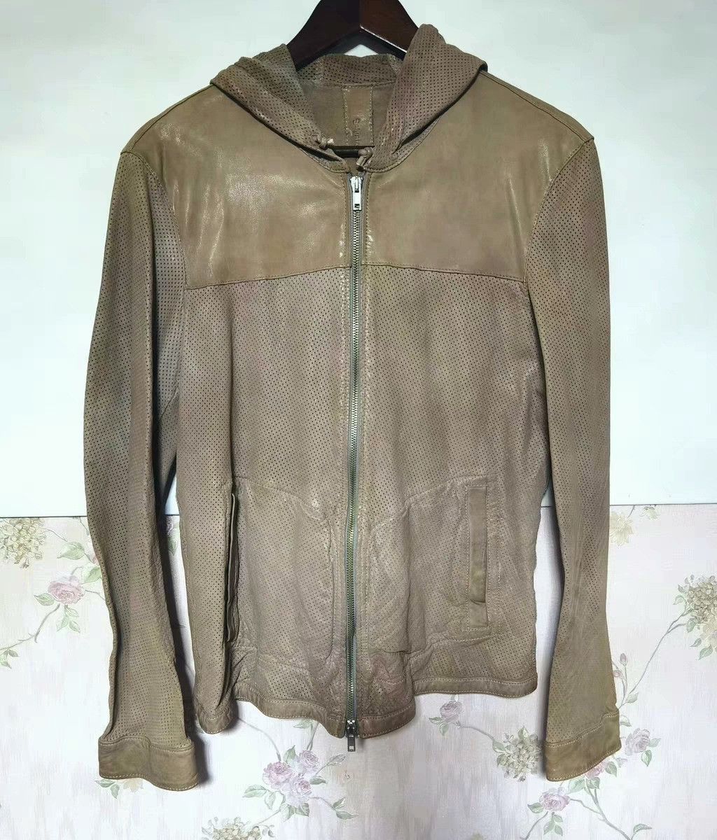 Salvatore Santoro Salvatore Santoro Leather Hooded Jacket Size US S / EU 44-46 / 1 - 1 Thumbnail