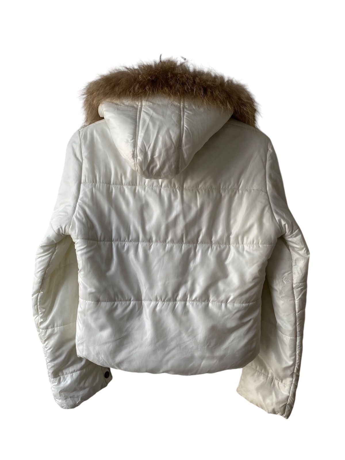 Japanese Brand 2000s - N.O.T Puffer Fur Cropped Jacket Size US S / EU 44-46 / 1 - 3 Thumbnail