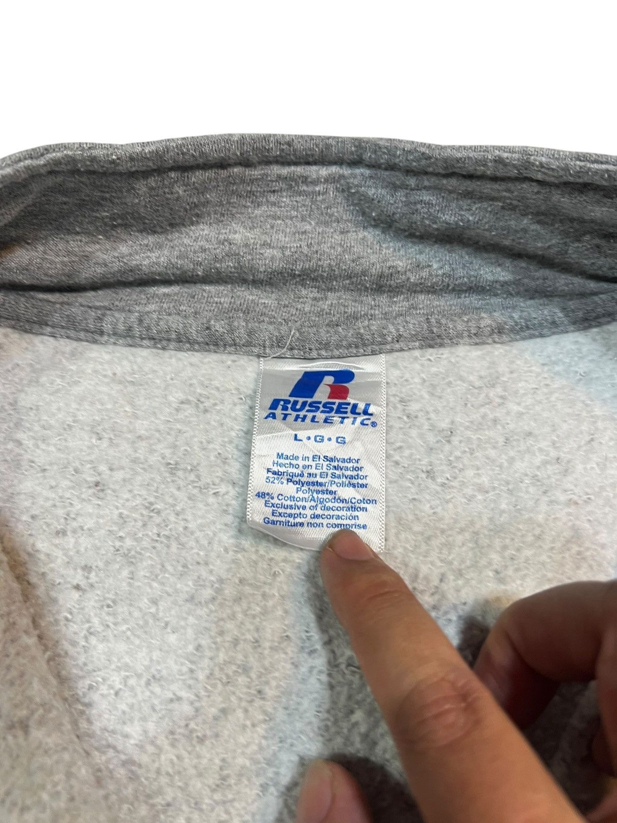 Other Russell Athletic Home Coming Half Zip Sweater Size US L / EU 52-54 / 3 - 3 Thumbnail