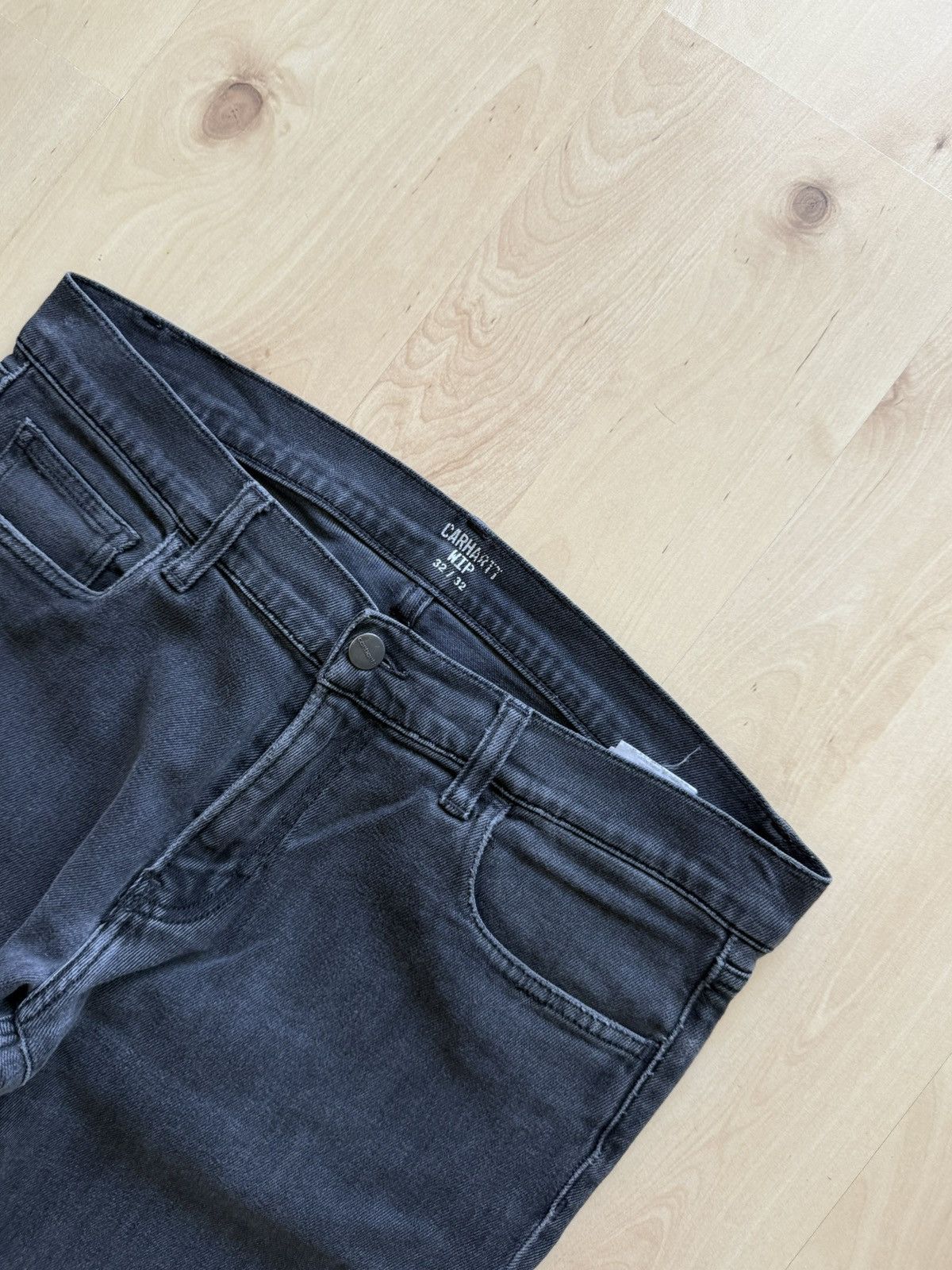 Carhartt Wip Carhartt WIP Rebel Pant Jeans black logo 32x32 Size US 32 / EU 48 - 3 Thumbnail