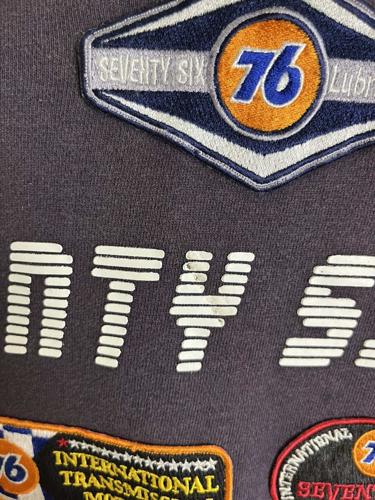 Vintage Vintage 90s 76 Lubricants Jumper Crewneck Size US L / EU 52-54 / 3 - 6 Thumbnail