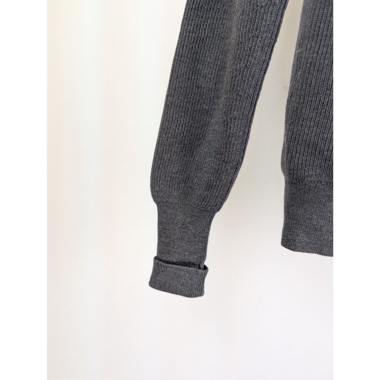 Tom Ford o1rshd1 CC20 Zipper Hi-Neck Sweatshirt in Grey Size US M / EU 48-50 / 2 - 14 Thumbnail