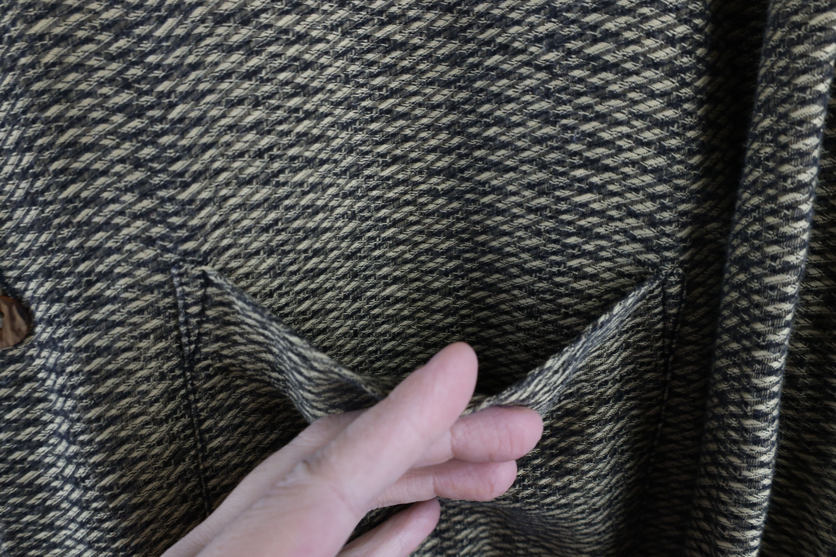 Vintage Vintage 90s Streetwear Fit Knit Collared Button Down Shirt Size US XL / EU 56 / 4 - 4 Thumbnail