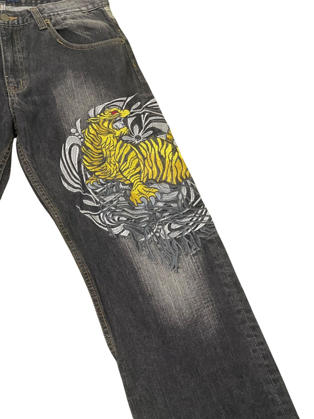 Loose Jeans Tiger Embroidery Andeon Workwear 1🟦7