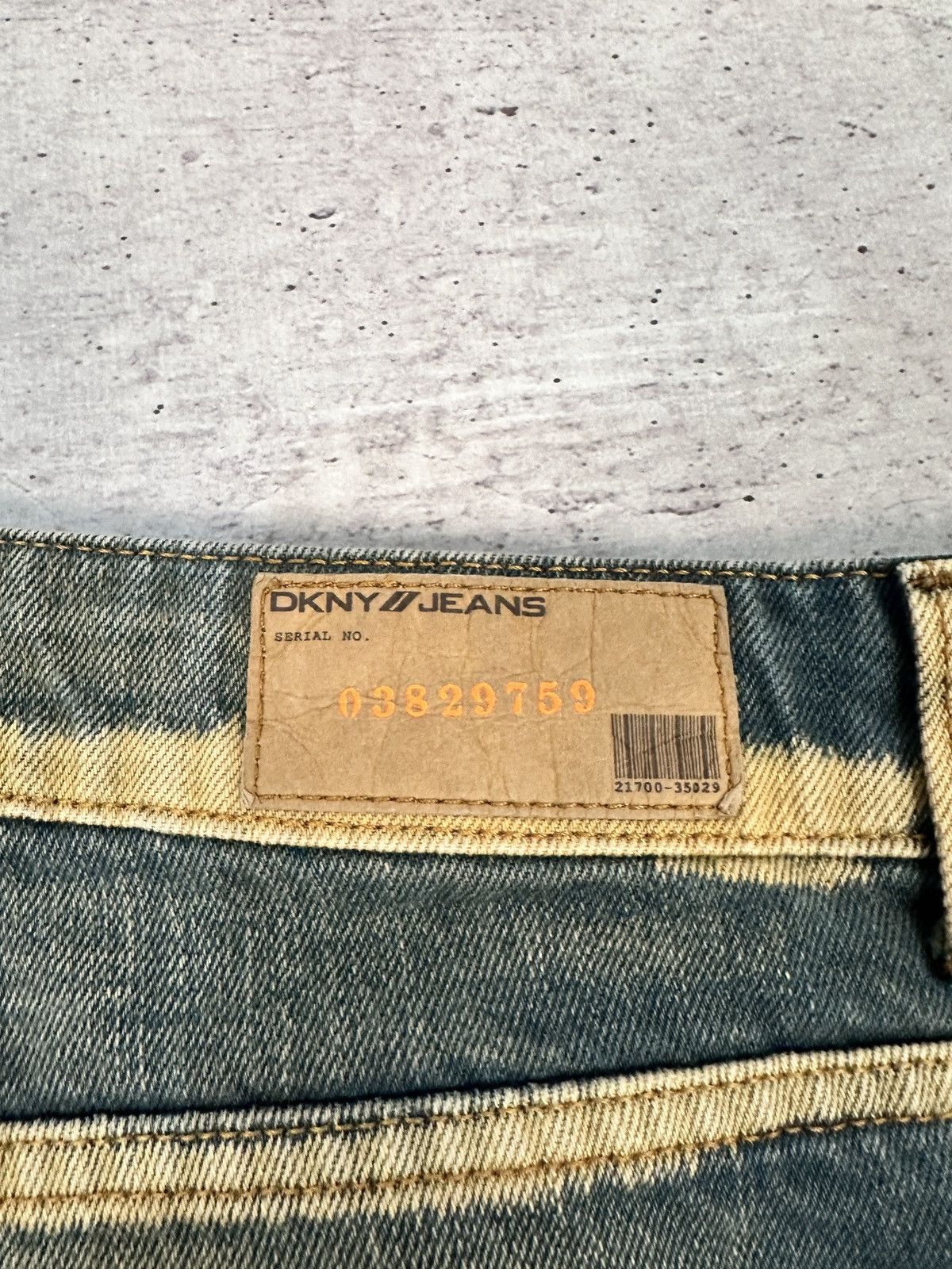 DKNY DKNY Jeans Superfly Flare Denim Blue Dirty Wash Y2K Archive Size US 34 / EU 50 - 11 Thumbnail