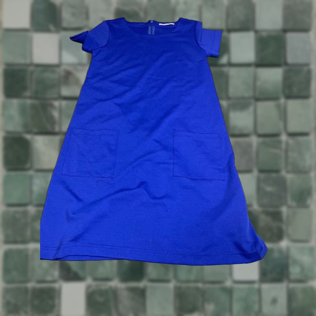 Gap Gap Shirt Dress Womens Small S Blue Short Sleeve Shirt Dress Casual Knee Length Collared Summer Regular Women Gap Size S / US 4 / IT 40 - 1 Preview