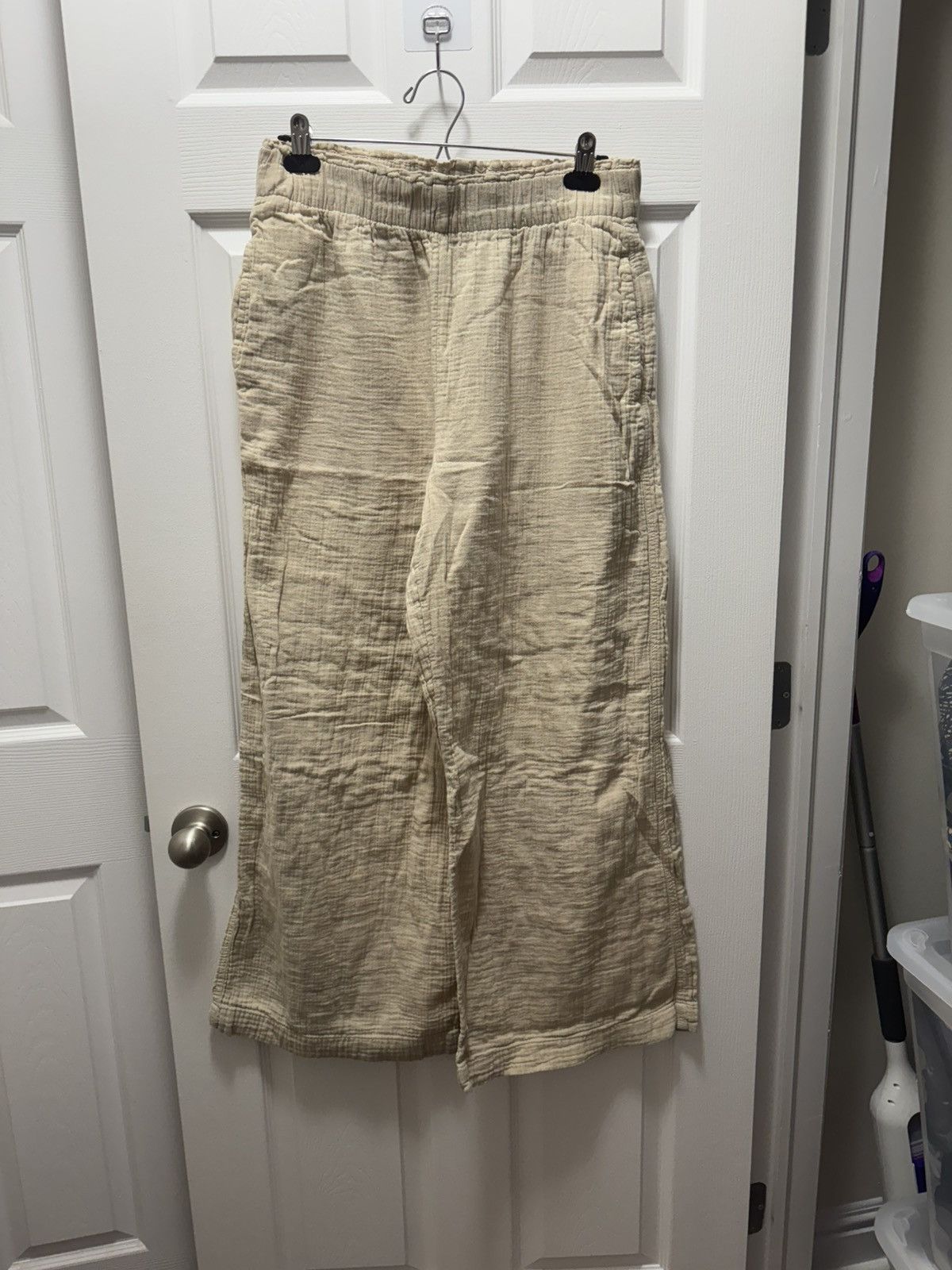 Gap × Vintage Gap Vintage Desert Oversized Beige Flared Lounge Pants Size US 32 / EU 48 - 1 Thumbnail