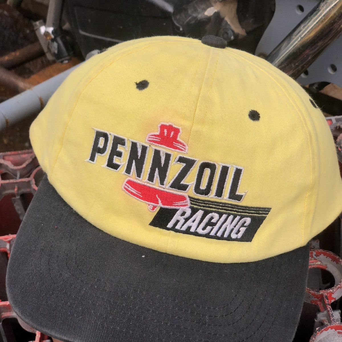 Japanese Brand Vintage Penzoil Racing Nascar Sunfaded Hat Size ONE SIZE - 2 Thumbnail