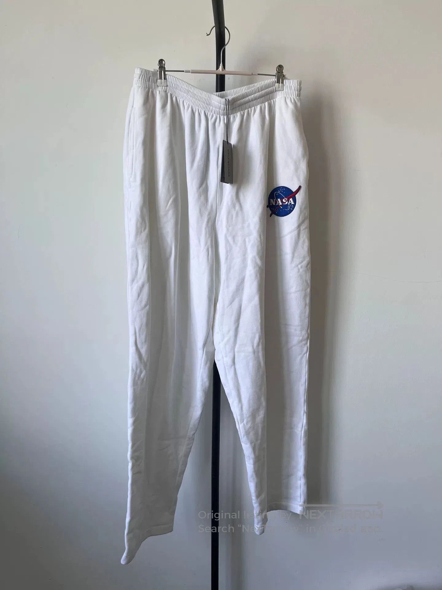 Balenciaga balenciaga x nasa white knitted pants. Size US 30 / EU 46 - 1 Thumbnail