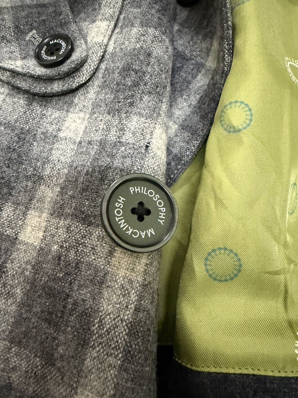 Junya Watanabe × Mackintosh Vintage 80s Mackintosh philosophy trench jacket Size US M / EU 48-50 / 2 - 11 Thumbnail