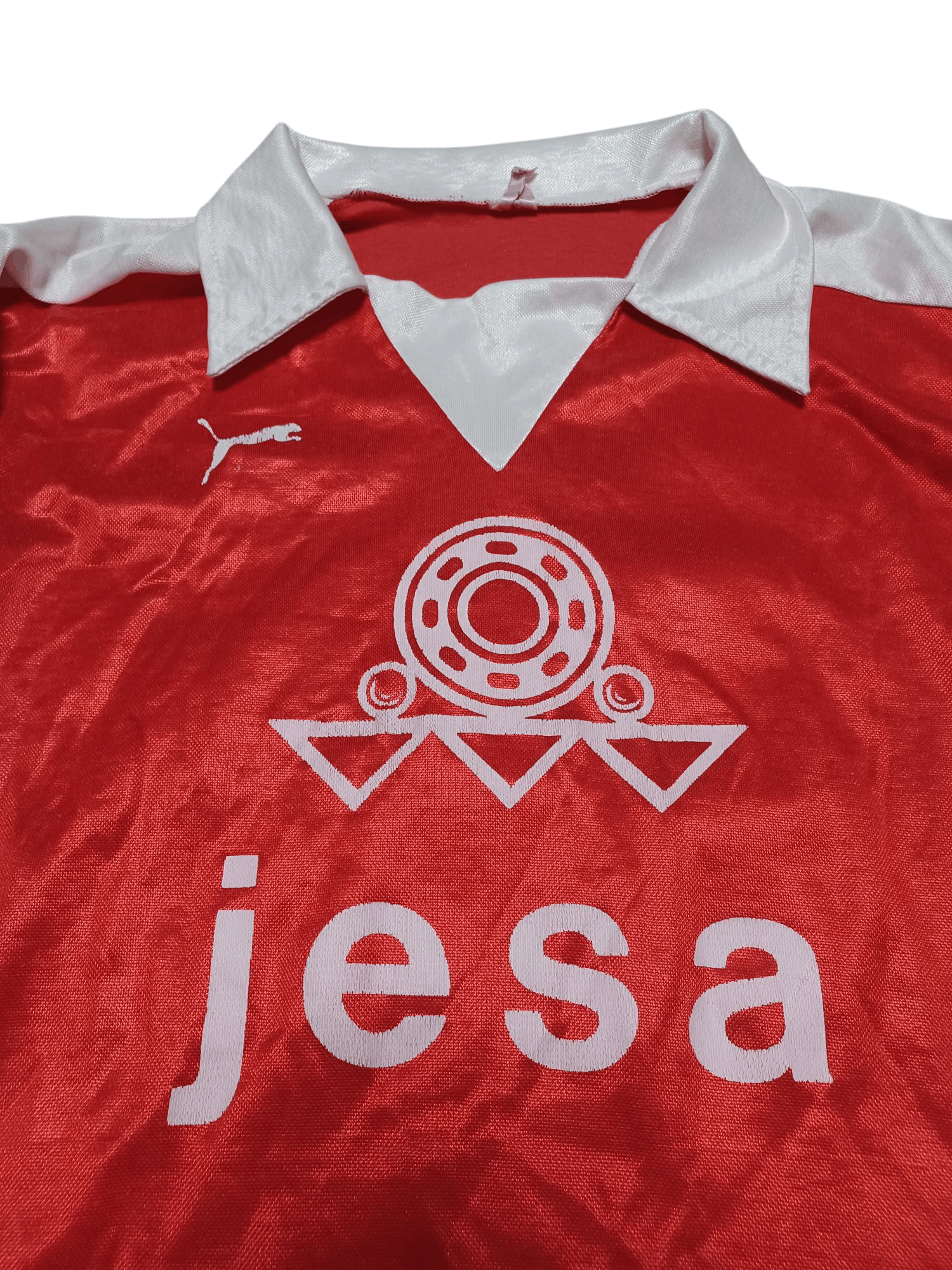Puma MADE IN WEST GERMANY PUMA LONG SLEEVE JESA SOCCER JERSEY #16 Size US M / EU 48-50 / 2 - 2 Thumbnail