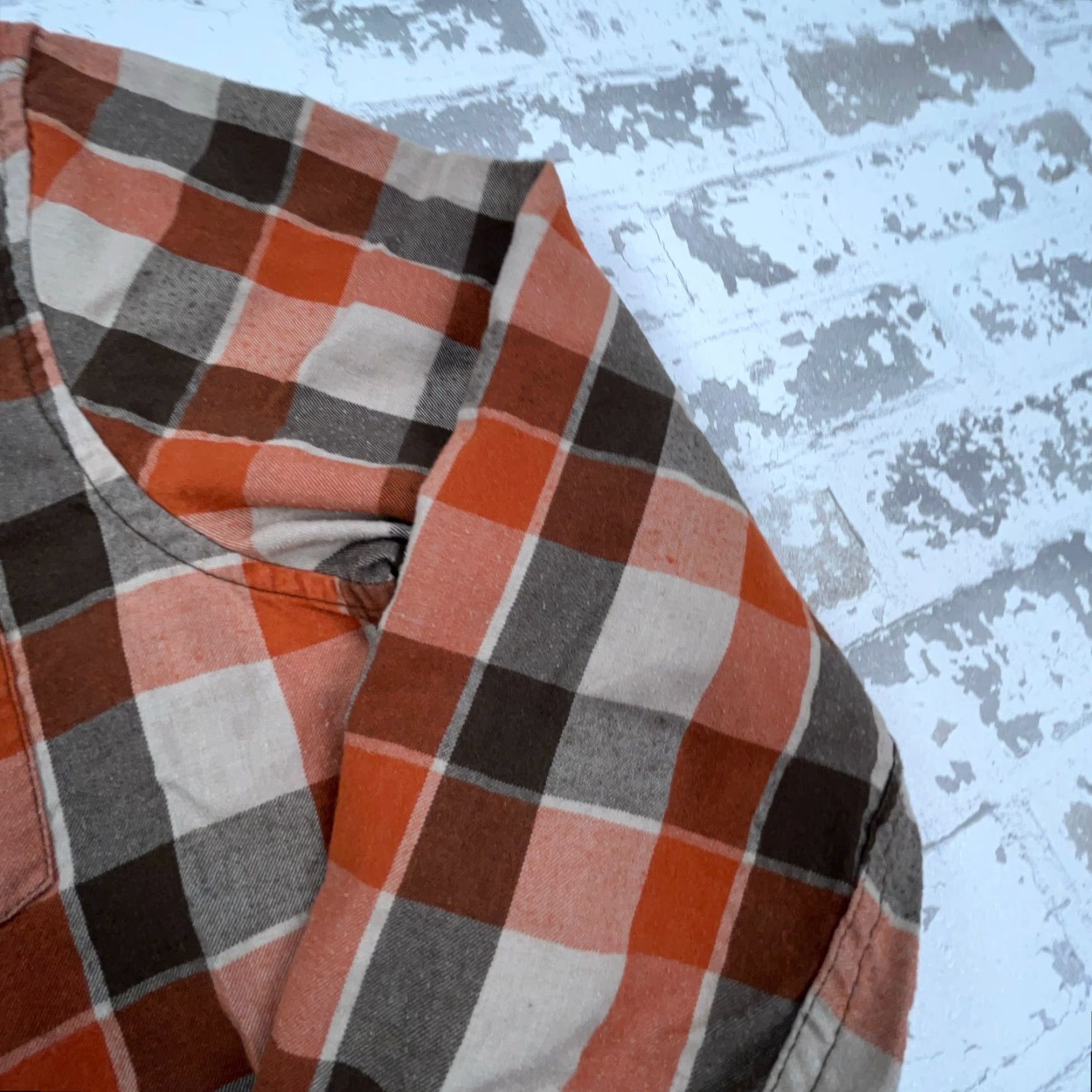 Prana Prana Shirt Men Medium Orange Brown Plaid Flannel Button-Up Outdoors Camp Hiking Size US M / EU 48-50 / 2 - 6 Thumbnail
