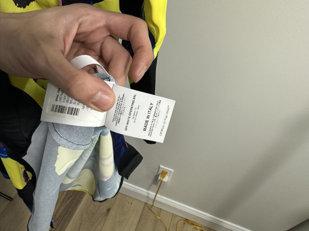 Off-White OFF WHITE PAINTERS BLAZER Size L / US 10 / IT 46 - 10 Thumbnail